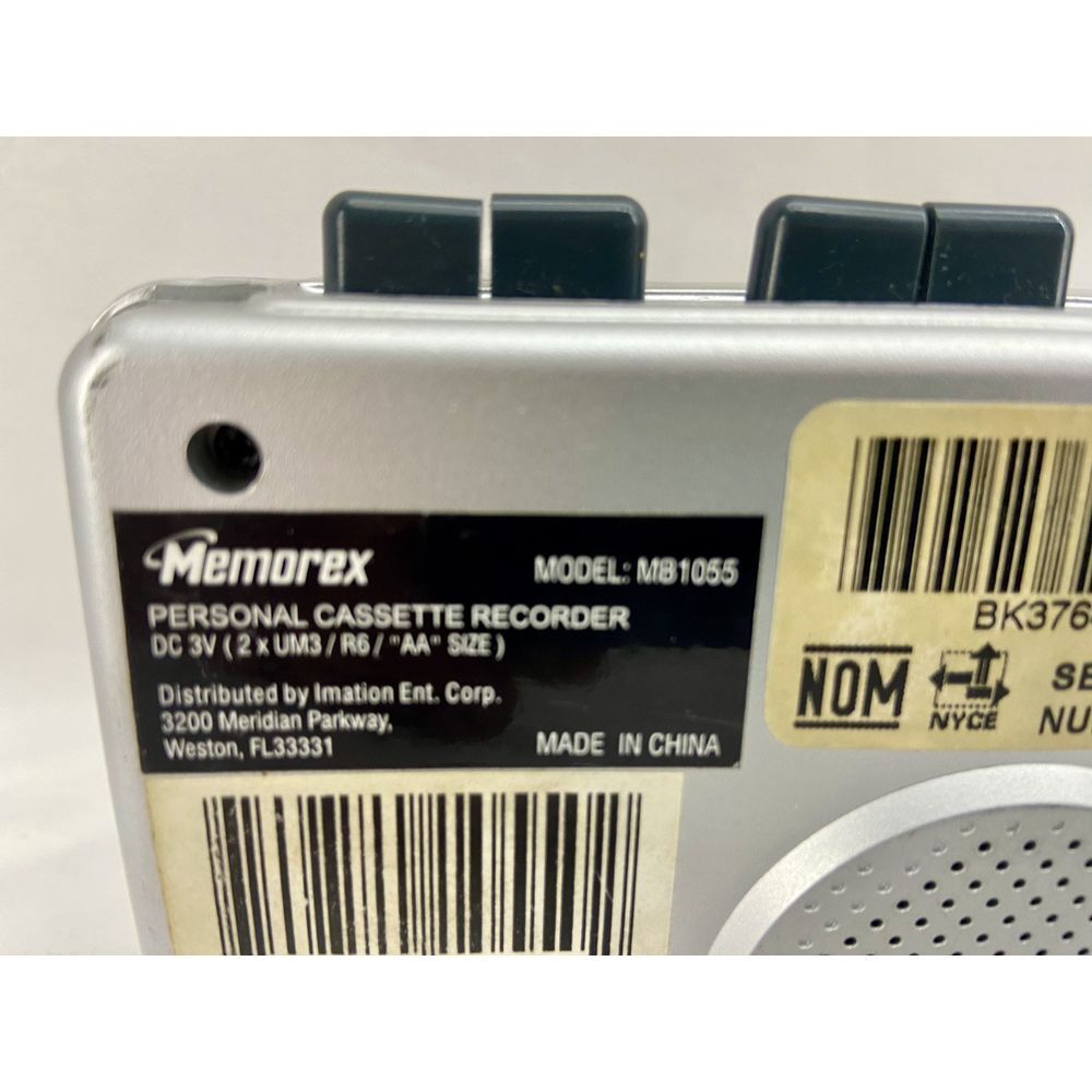 Memorex MB1055 Voice Activated Cassette Recorder Built-In Speaker Tested‎ - Picture 3 of 10